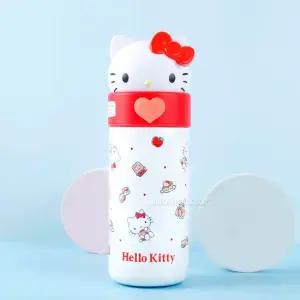 산리오 헬로키티 3D 피규어 스텐 텀블러 350ml 피규어텀블러 빨대물컵 휴대용보틀