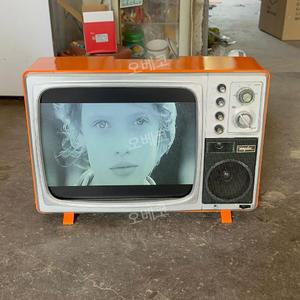 옛날티비소품 레트로 촬영 14인치 인테리어 TV 장식품 빈티지 엔틱 흑백