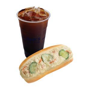 [빽다방] 사라다빵+아메리카노(ICED)