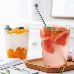 [텐바이텐][로하티] 플레인 투명 유리컵 4p 아이스커피잔 주스컵 쥬스컵