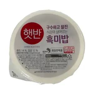 CJ 햇반 흑미밥 210g X 24개