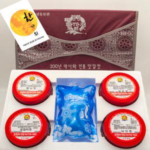 [강경장수젓갈] 젓갈 4종 선물세트, 500g