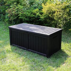 [공간미가구]세이프 스토리지 야외 보관함 580리터(내부450) 데크박스 정원 창고 농기구 농막