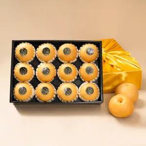 [농부들의수확][SSG상품권증정이벤트][지정일배송/보자기동봉]나주배 과일선물세트 고급 3호(7.5kg 11-1...