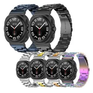 갤럭시 워치8 7 울트라 3선 메탈 원터치 스트랩 워치밴드 시계줄 47mm