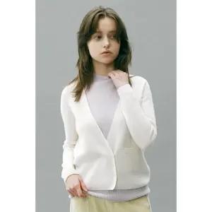 [UNIT] 캐시미어 브이넥 랩 니트 가디건 [UFI4-KCA45AC]