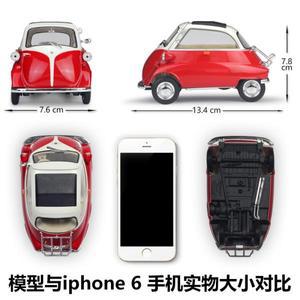 자동차 다이캐스트 모형 미니카 장난감 Welly 1:18 BMW 호환 Isetta 합금  모델  및  차량