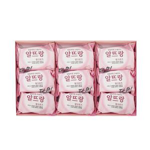 알뜰하게 오래쓰는 알뜨랑 핑크로즈 비누 140g x3개입 x3개(총9개)