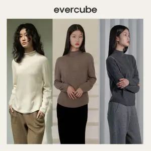 [런칭가269000원] 에바큐브 캐시미어 터틀넥 풀오버