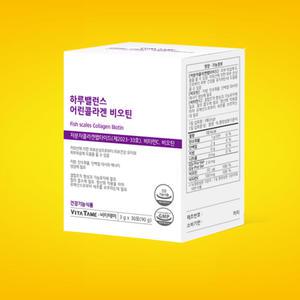비타테미 식약처 인정 건강기능식품 저분자 콜라겐 다이 펩타이드 어린콜라겐 비오틴 비타민c 30포