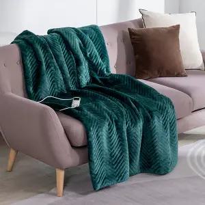 이메텍 프리미엄 벨벳 전기담요 GOK-097 (에메랄드그린)