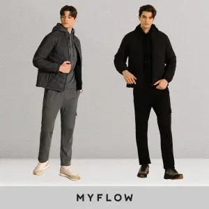 마이플로우 남성 패딩 기모 자켓+보아퍼 셋업 총 3종