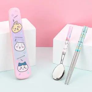 [보리보리/오키즈]먼작귀 수저케이스세트-가벼운진공스텐 8460 (R0470)