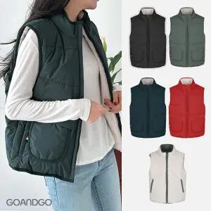 [고앤고] CRX 리버시블 양면베스트 패딩조끼 플리스