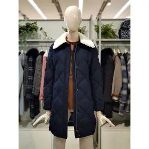 갤러리아 크로커다일레이디 양털 카라 퀄팅 덕 다운 패딩점퍼 CLDWDW210