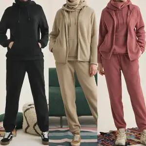 여성플리스기모트레이닝3종세트