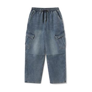 커브드 카고벌룬 밴딩기모청바지 (MDIP749BJ)