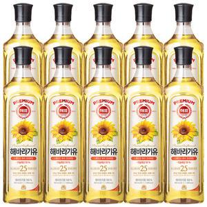 사조 해표 해바라기유 900ml x 10개 / 식용유 유지류 오일 기름