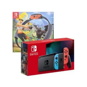 닌텐도 베터리 개정판 [네온] + 링 피트 [게임팩]_SF 273504