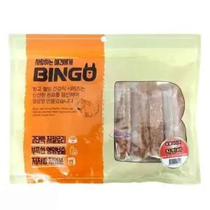 고품질 애견간식 빙고 숯불 사사미 치킨바 400g 10팩 1타 (WFGP66N)