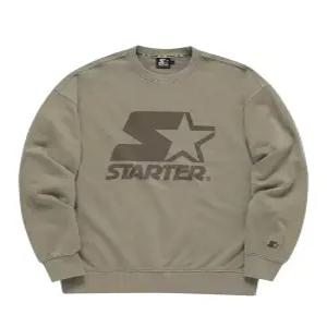 [스타터 블랙라벨]빅로고 피그먼트 스웨트 셔츠 (브라운) SA241IMM04_BRN