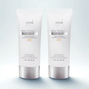 애터미 선크림 베이지 SPF50+ PA+++, 60ml, 2개