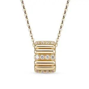 [도로시] 14k 모멘트 랩 다이아몬드 모아링 펜던트_대