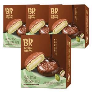 배스킨라빈스 피스타치오 크림 모찌 파이 264g (22g 12개입) 4박스 총 48개입