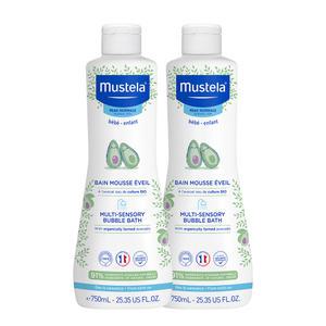 무스텔라 멀티 센서리 버블 배스 750ml 2개