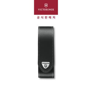 빅토리녹스 스위스 아미 나이프 레인저 그립 전용 가죽 벨트 파우치 라지 블랙 4.0506.L