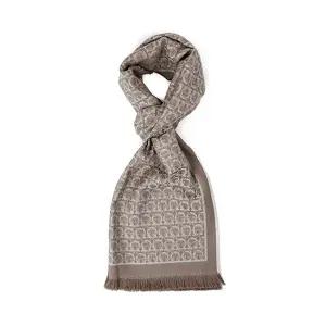 페라가모 32 7955 0736640 (327955 736640) 간치니 모노그램 자카드 울 스카프 타임메카