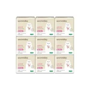 시크릿데이 순한코튼 린넨 오가닉커버 중형 16PX9팩