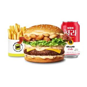[노브랜드버거] 통마늘 베이컨 버거세트