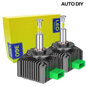 HID LED 전조등 4면LED D1S D3S D5S D8S 헤드램드 2개 1세트