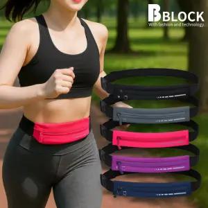 1개 + 1개 슬림핏 세이프티 스판 런닝 벨트 힙색 가방 5colors