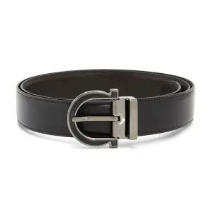 페라가모 간치니 남성 양면 벨트 670196 0770683 (프리컷팅)