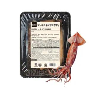 [롯데백화점]레인보우마켓 모노쉐프 통오징어 짬뽕탕 1박스 (530g x 15개입) 냉동