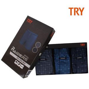 홈란쥬 트라이 남성 레이더스 주자직 쾌적한 주머니박서 사각팬티 3매입 MH3