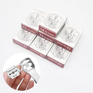 고품질 페디케어 발각질 굳은살 제거기 콘커터용 칼날 10p 발케어 뒷꿈치관리 각질관리 (WFHTV38)