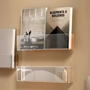 무타공 투명 아크릴 인테리어 벽선반 (WFHP705)