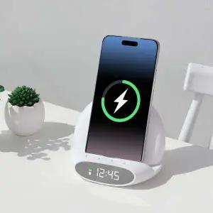 알리오 ALIO 3세대 폴딩3 거치형 15W LED 시계 고속 무선충전기