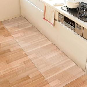 투명 주방 매트 간단히 닦기만 하면 청소 가능 94 5 x 23 6 두께 0 06 PVC 가열/경화/나무 바닥에 유지 관리가 용이 부드럽고 절단 부드러운 촉감 위생적