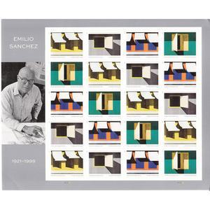 USPS 에밀리오 산체스 아티스트 시트 포에버 우표 20장