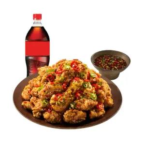 [노랑통닭] (오리지널/순살)칼칼한청양치킨+콜라1.25L