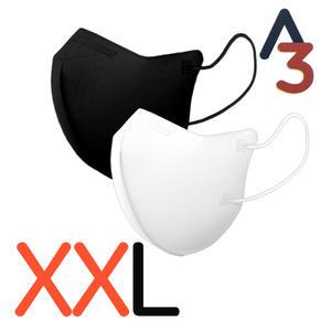 A3 새부리형 특대형 마스크 100매 화이트 블랙 귀안아픈 초대형 빅사이즈 얼큰이 초특대형 KC인증