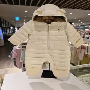 [블루독베이비] 25/FW(크림)윔라이트 패딩우주복(45A1960301)출산 백일 돌 선물 조카 아가옷 유아 경량 (45