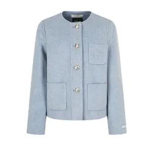 [JJ지고트](대전신세계)캐시미어 자수 라운드넥 재킷 GPAM0JK901