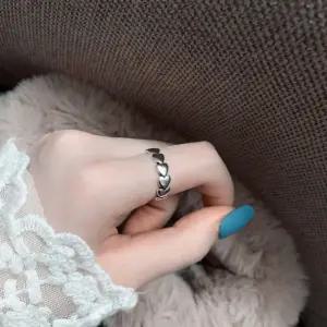 하트 줄줄이 반지 / heart 사랑 커플링 은색 실버 링