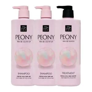 미쟝센 펄샤이닝 피오니향 샴푸 1000ml x2 + 트리트먼트 1000ml