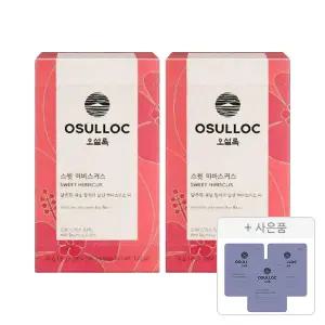 오설록 스윗 히비스커스 티백 20입, 2개 + 증정(피치 파파야 블랙티, 3개)